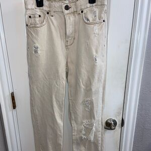Cream colored Jeans. Brand-BDG Size-25” Excellent condition